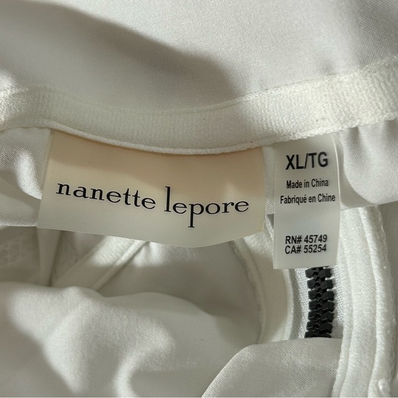 Nanette Lepore White Breathable Vest Women's Full Zip Mesh Activewear Size XL - Picture 4 of 7